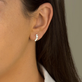 Brinco Ear Cuff Corações